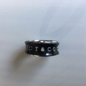 Tiffany & Co. Titanium Ring SZ. 7 1/2  #93B